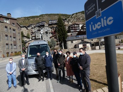 Canillo inicia una prova pilot de bus a la demanda a través d’una plataforma  de FEDA Solucions