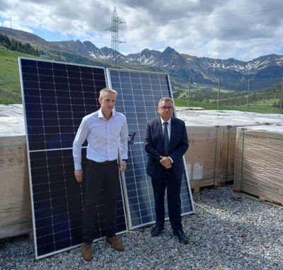 Comencen les obres de construcció del parc solar de Grau Roig