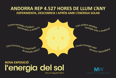 El Museu de l’Electricitat MW estrena la seva nova exposició “L’Energia del Sol”