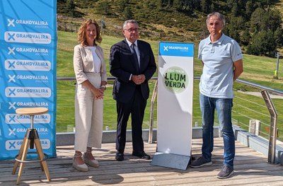 Grandvalira Soldeu-El Tarter, primera empresa a obtenir el segell Llum Verda de FEDA