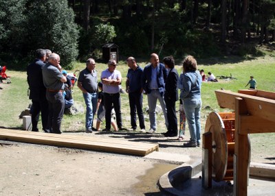 Inaugurada la primera fase d’embelliment dels entorns del llac d’Engolasters 