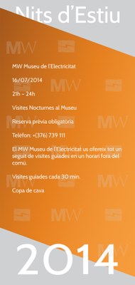 L’MW Museu de l’Electricitat s’afegeix a les Nits d’Estiu amb una visita guiada