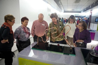 Un grup de l'Aula Magna, al Museu de l'Electricitat MW